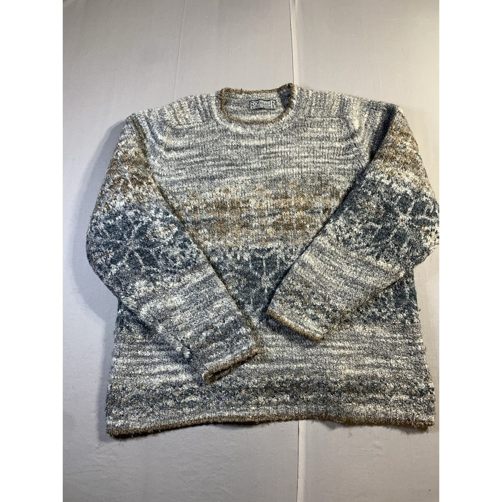 Vintage Fog Cutter Men's Large Wool Blend  Pull Over‎ Sweater